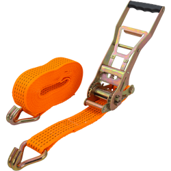 Courroie de transport orange UNITRAILER ERGO 8 m/50 mm/5 t avec tendeur