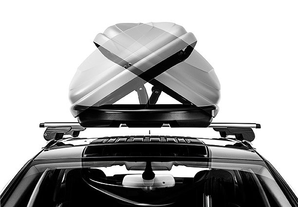 Coffre de toit Inter Pack Traxer 6.6, noir métallisé