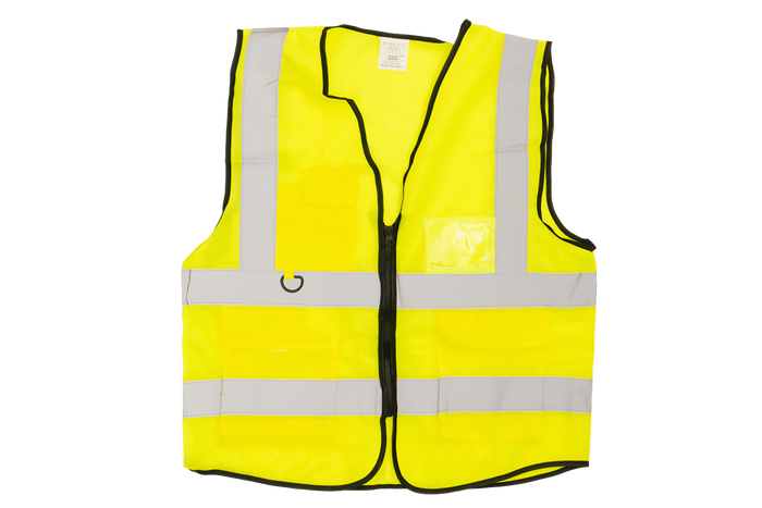 Gilet réfléchissant jaune HERMON XXL avec poches