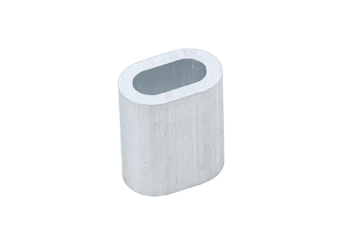 Manchon à sertir aluminium pour câble DROMET ZLA.4,  de 4 mm