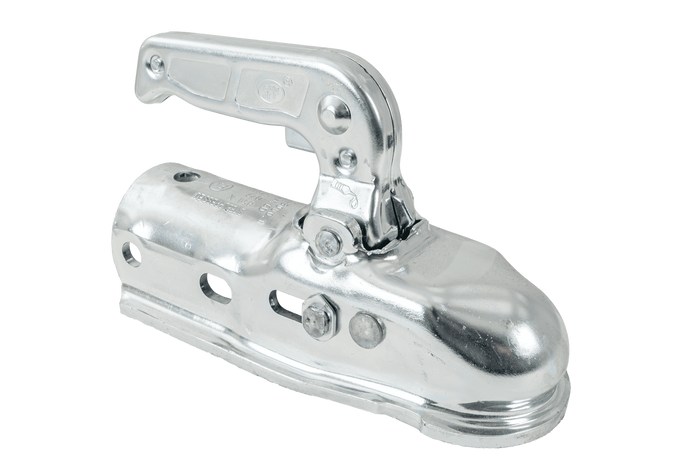 Attelage à boule STEELPRESS BC-3000.1D-00-00 pour remorque de 3000 kg avec timon tubulaire de 50 mm