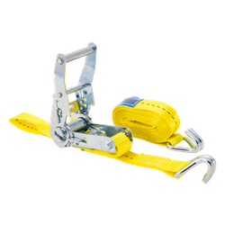 Courroie de transport jaune UNITRAIER 3 m/25 mm/1 t avec tendeur