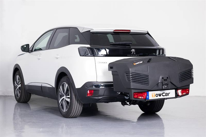 Towbox EVO urban black - Coffre à bagages monté sur attelage