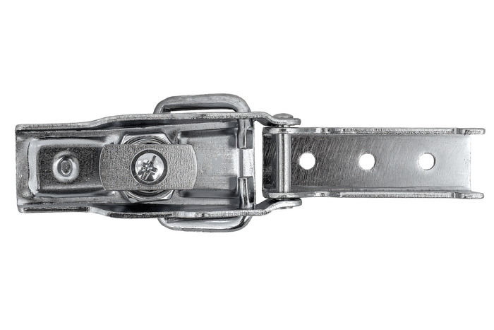 Jeu de crochets, charnières latéraux avec fixations WINTERHOFF BVS 60-1 + BVSG 60-A, serrure latérale de remorque complète avec clé