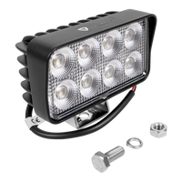 Lampe de travail rectangulaire, réflecteur LED TT TECHNOLOGY NOIR TT.13306, 32 LED, 2560 lm