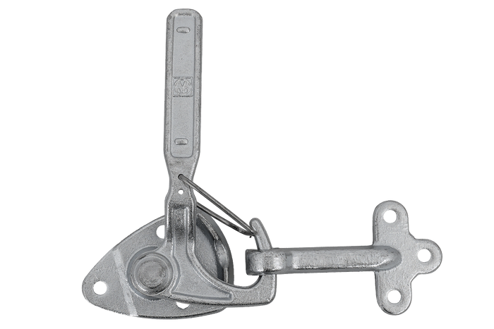 Attelage, charnière latérale gauche avec fixation WINTERHOFF WV 20-L + WVG 20-A, fermeture latérale complète de la remorque