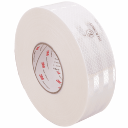 Ruban réfléchissant autocollant 3M, contour, blanc - 1 mètre
