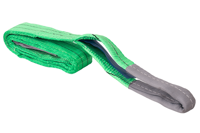 Élingue, sangle de levage HEFFA 2 m/60 mm/2 t avec boucles