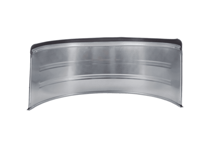 Garde-boue double pour remorque 15-16" DOMAR DK7120, passage de roue 880/400 mm, métal avec bord en caoutchouc