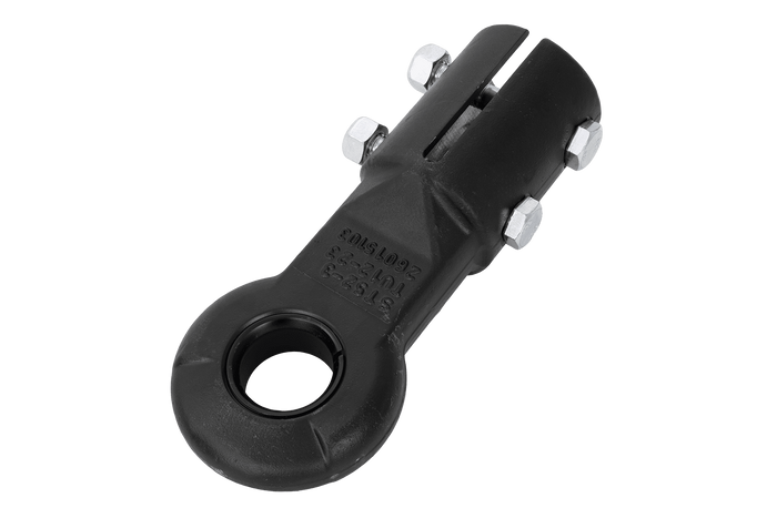 Anneau d'attelage de remorque à œil KNOTT KK6220S pour remorque de 3500 kg avec timon tubulaire de 60 mm