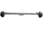 Essieu freiné KNOTT VGB18MV pour remorque/porte-voitures 1800 kg, 1400 mm, 1900 mm, 5x112