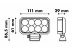 Lampe de travail, réflecteur rectangulaire LED LAYTZ LY7302, 32 LED, 3200 lm