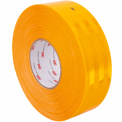 Ruban adhésif réfléchissant jaune 3M pour contours - 1 mètre