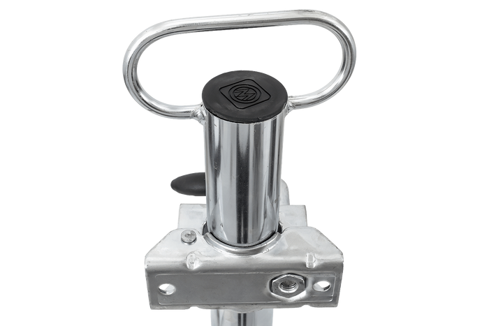 Support fixe avec collier WINTERHOFF RSR48-600+KLE48, 150 kg, 48 mm, 600 mm