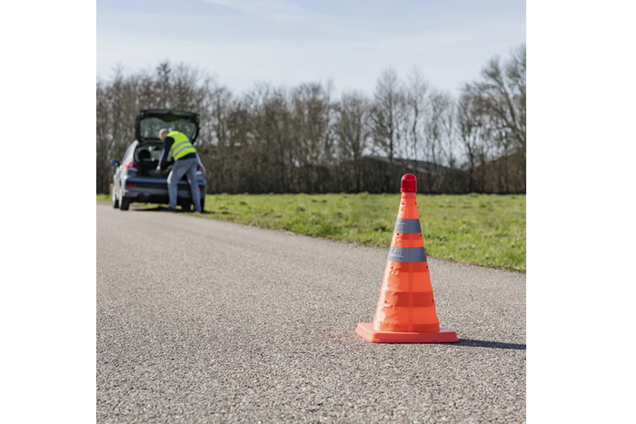 Cône de signalisation LED ProPlus 540319, cône de signalisation pliable, 41 cm