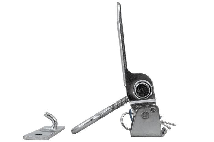 Attelage, charnière latérale avec fermoir WINTERHOFF BV 40-1 + BVG 40-A fermeture excentrique complète côté, ridelle remorque