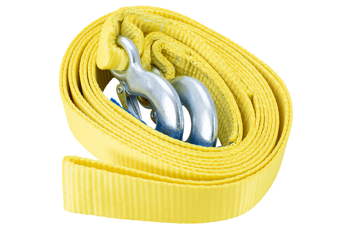 Sangle de remorquage avec crochets UNITRAILER 5 m/50 mm/6 t jaune