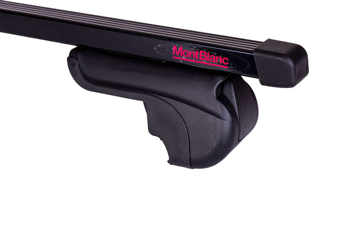 Barres de toit en acier Mont Blanc AMC 5411-S49 avec rails intégrés