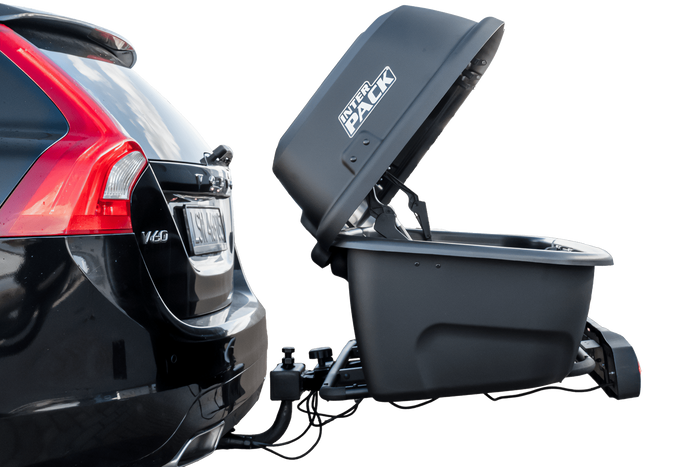 Box, coffre sur boule d'attelage Inter Pack Re-cargo (plateforme + coffre)