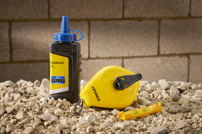 Kit de marquage STANLEY STHT47113-0, ficelle + craie + niveau à bulle