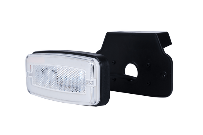 Feu de position, gabarit universel LED blanc HORPOL LD 2764 avec support
