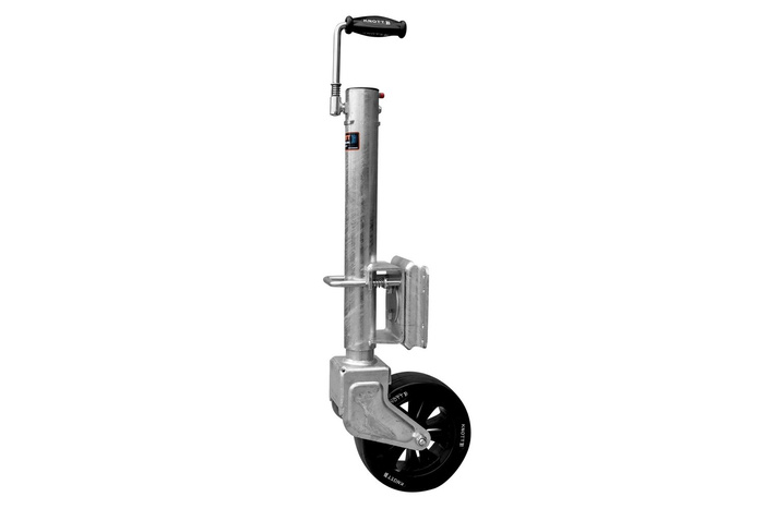 Roue jockey de support KNOTT TK57 avec poignée, 500 kg, 57 mm, 710-1010 mm