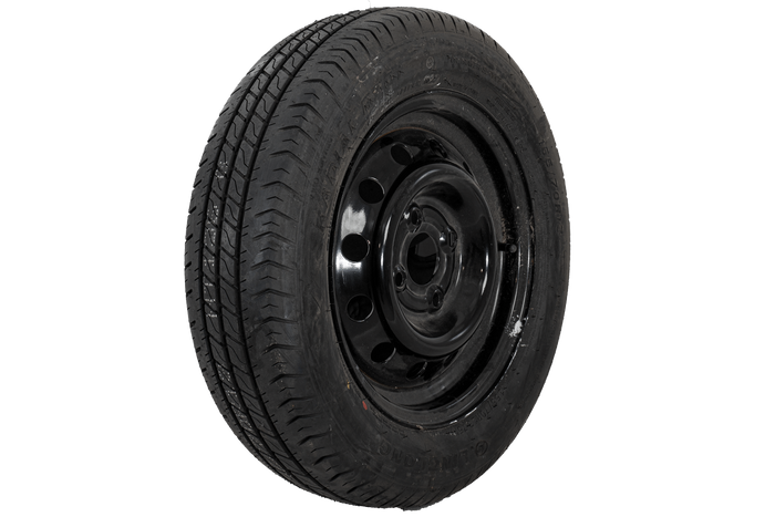 OUTLET Roue de remorque PNEU LINGLONG 155/70 R13 75N UNITRAILER JANTE noire 4Jx13"H2 4x100 ET:30