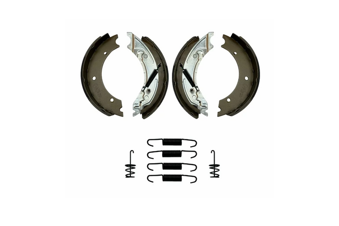 Garnitures, mâchoires de frein 250x40 pour essieux freinés KNOTT 25-2025 Backmat COMPLET