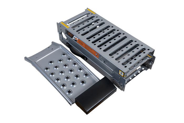 Rampe pliable UNITRAILER ALR005 en acier pour remorque, 200 cm, 250 kg