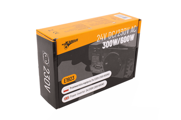 Convertisseur de tension 24V/230V (300/600W) KAMAR E1923