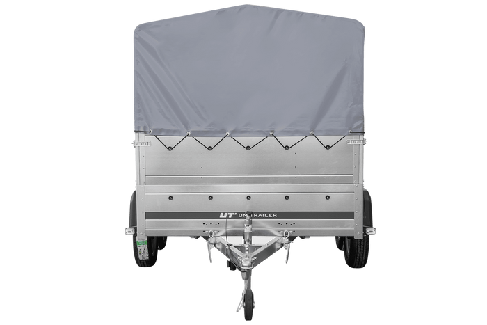 Remorque légère 264x150 UNITRAILER GARDEN 265/2 KIPP avec côtés BIS, châssis H-800 et bâche grise
