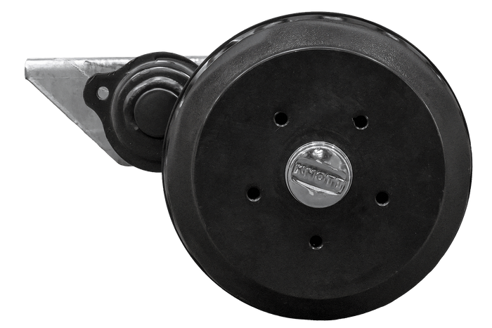 Essieu freiné KNOTT VGB18MV pour remorque/porte-voitures 1800 kg, 1850 mm, 2320 mm, 5x112