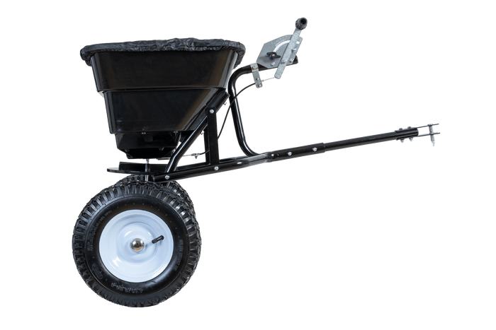 Semoir pour tracteur UNITRAILER épandeur d'engrais, semences 29 l 45 kg