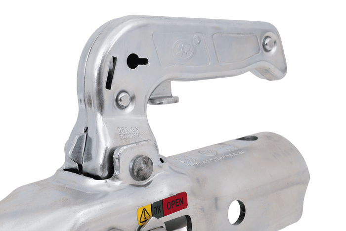 Attelage à boule STEELPRESS BC-1700A pour remorque de 1700 kg avec timon tubulaire de 45 mm