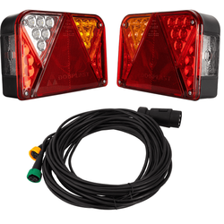 Feux arrière LED DOBPLAST DPT35 + faisceau MANTES 7 m 7 broches