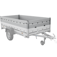 Côtés en aluminium BIS pour les remorques UNITRAILER GARDEN 264 KIPP ALU et 264/2 KIPP ALU