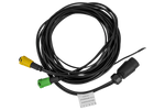 Faisceau électrique MANTES pour remorque de bateau, 4,4 m, prise 7 broches, 2 baïonnettes 5 broches