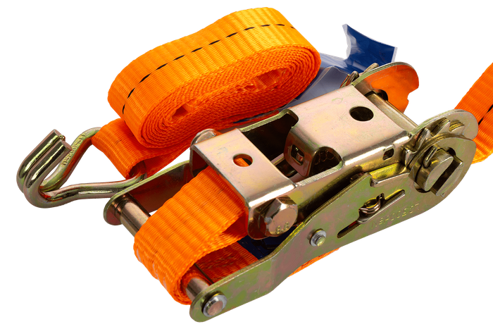 Courroie de transport orange UNITRAIER 2 m/25 mm/1 t avec tendeur