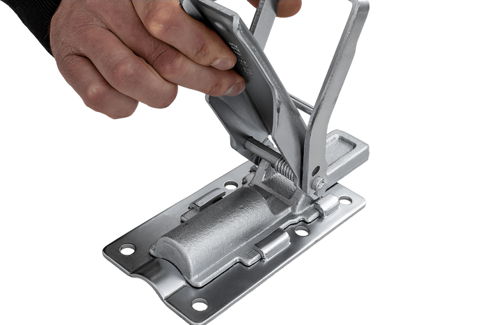 Attelage, charnière latérale avec fermoir WINTERHOFF BV 90-1 + BVG 90-A fermeture latérale complète remorque