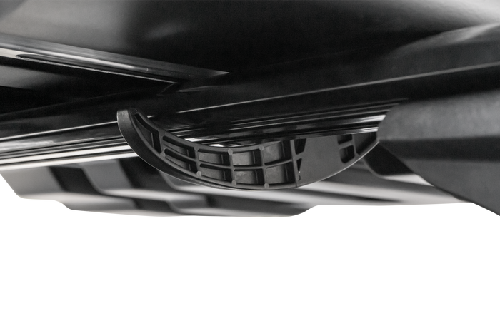 Coffre de toit Inter Pack Monsun PRO M, noir métallisé