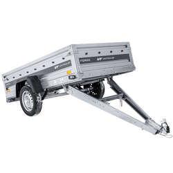 Remorque porte-voitures sur ressorts 230x125 UNITRAILER FORCE 230/R KIPP