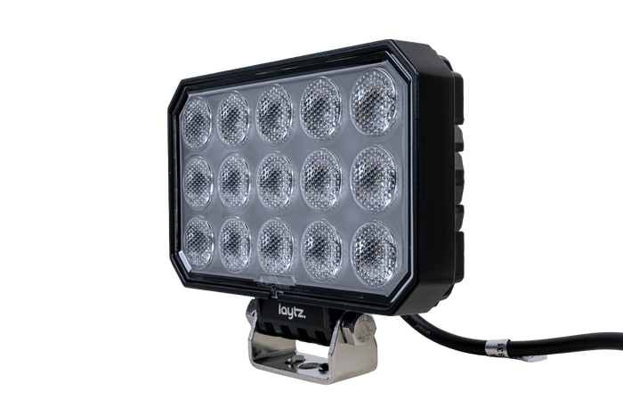 Lampe de travail, Réflecteur rectangulaire LED LAYTZ LY7303, 60 LED, 6000 lm