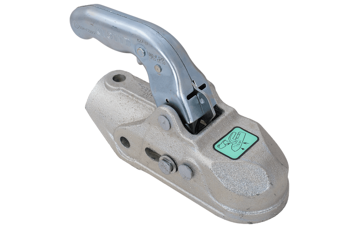 Attelage à boule KNOTT K27-B pour remorque de 2 700 kg avec timon tubulaire de 45 mm, en fonte 