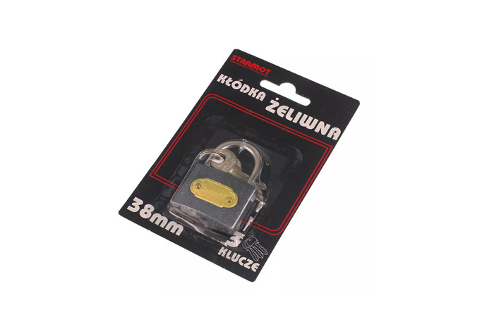 Cadenas en fonte 38 mm HERMON, diamètre œil 4,5 mm