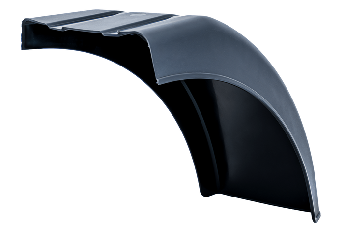 Demi-garde-boue pour remorque DOMAR DR1012202 passage de roue 384/200mm gauche