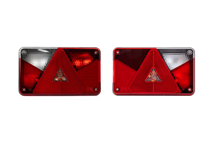 Feux arrière ASPÖCK MULTIPOINT V, 6 fonctions, gauche + droite