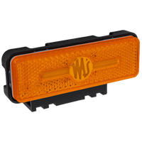 Feu de gabarit, position LED WAŚ W254 2033, orange, universel, avec support