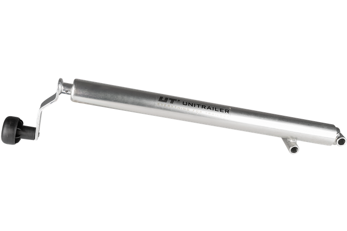 Leveur à manivelle UNITRAILER pour le basculement et le déchargement de remorque, plateau de 1000 kg (500-865 mm)