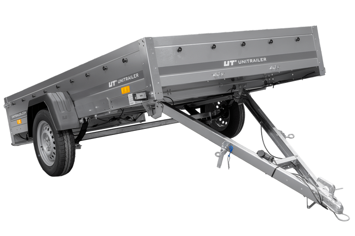 Remorque à un essieu sur ressorts 264x150 UNITRAILER GARDEN 265/R KIPP