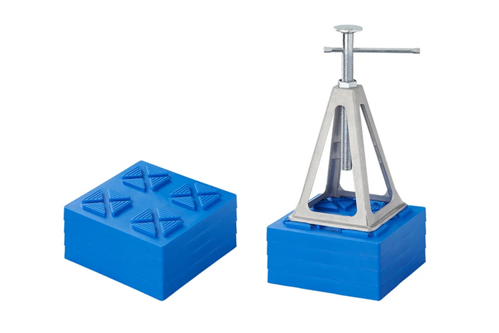 Ensemble de quatre patins de stabilisation d'angle pour remorque ProPlus 361538